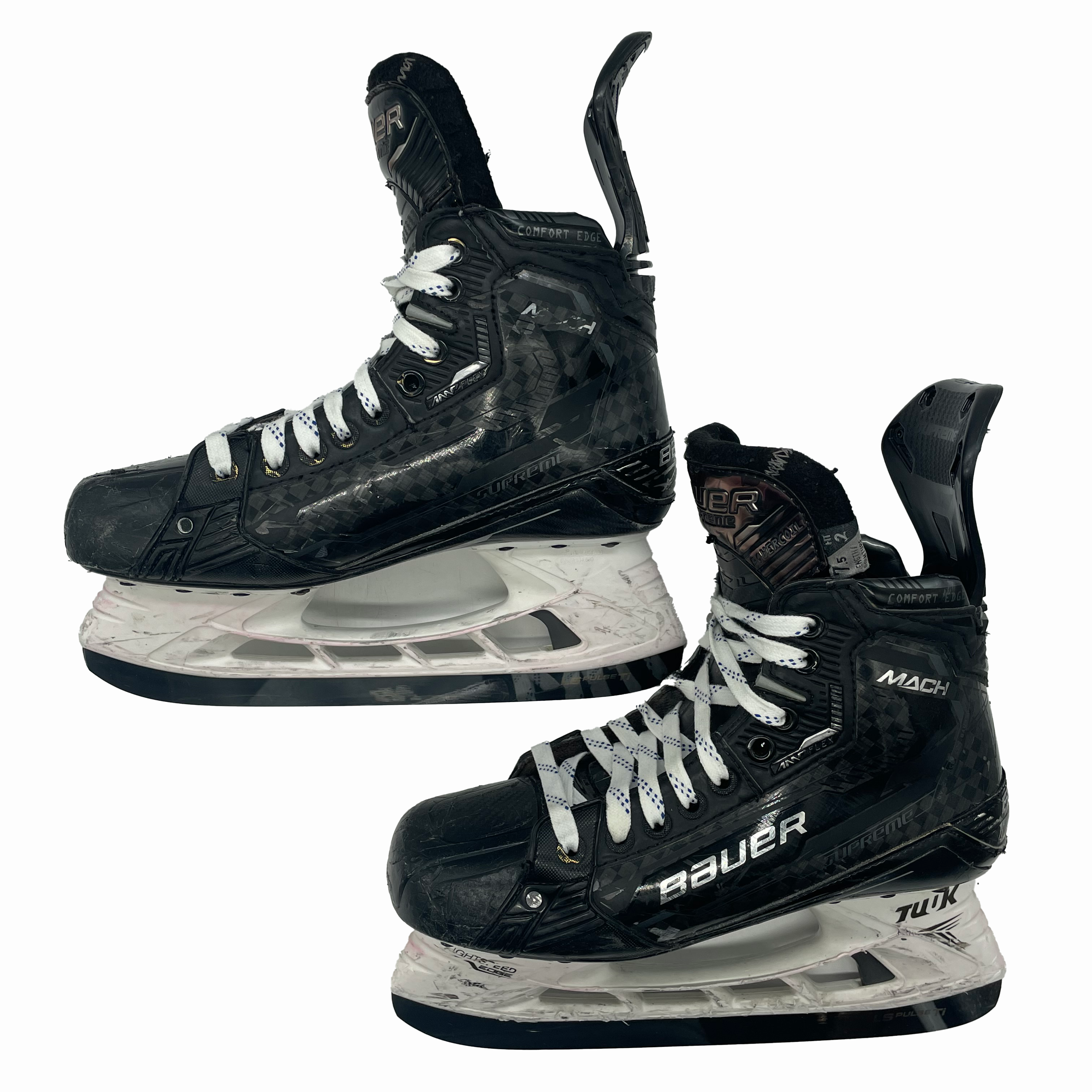 Bauer Supreme Mach - Patins de hockey Pro Stock d'occasion - Taille 7,5 Fit 2
